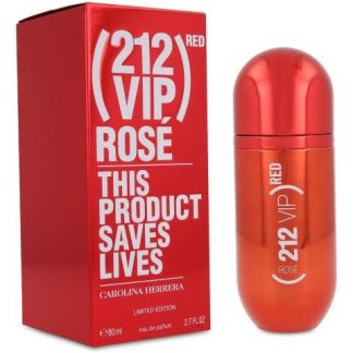 212 VIP ROSE RED 80 ML EDP SPRAY CAROLINA HERRERA - MUJER