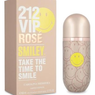212 VIP ROSE SMILEY CAROLINA HERRERA 80 ML EDP SPRAY - MUJER