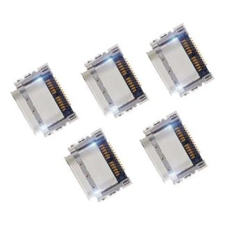 5 PIEZAS PINES DE CARGA COMPATIBLE CON LG G6 H870 H871 H872.