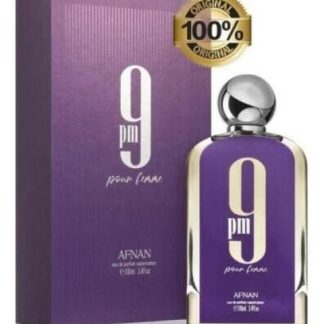 9PM POUR FEMME AFNAN EDP 100 ML SPRAY ( PURPLE) MUJER
