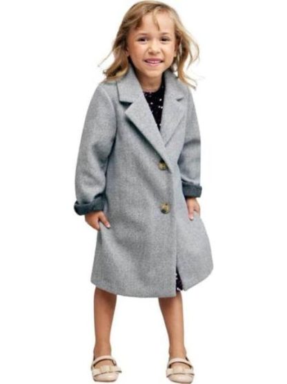 ABRIGO BASICO GRIS HUMO HOLLY LAND KIDS - Image 4