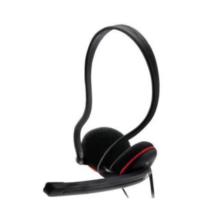 ACTECK AUDIFONOS CON MICROFONO A10 ALAMBRICO 1.5 METROS 3.5MM NEGRO