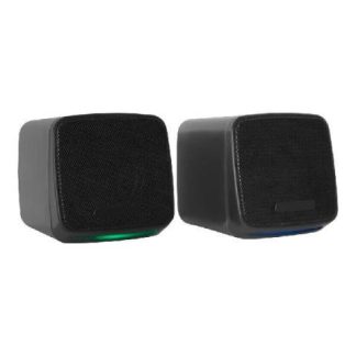 ACTECK BOCINAS ELANT CUBE ALAMBRICO 3W RMS 3.5MM NEGRO