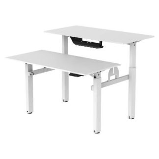ACTECK ESCRITORIO ELECTRICO DOBLE AJUSTABLE ERGO DESK V2 ED727 BLANCO