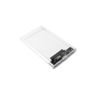 ACTECK GABINETE DE DISCO DURO ARMOR CLEAR HC440 2.5 SATA USB 3.0 BLANCO