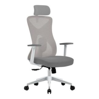 ACTECK SILLA EJECUTIVA FLOE PRO EC737 RESPALDO DE MALLA REPOSABRAZOS BLANCO