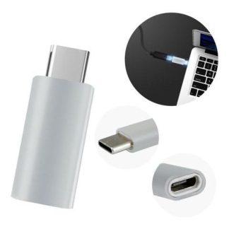 ADAPTADOR CONVERTIDOR MICRO USB V8 HEMBRA A TIPO C MACHO