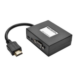 ADAPTADOR DIVISOR 2 PUERTOS HDMI VGA 1920X1080 1080P