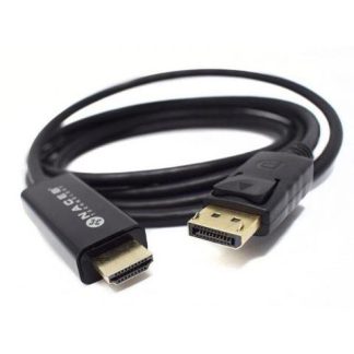 NACEB TECHNOLOGY CABLE NA-0106 HDMI MACHO - DISPLAYPORT MACHO 1.8 METROS NEGRO
