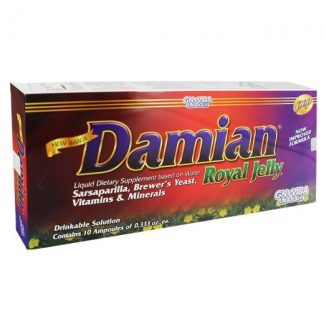 AMP. 3 DAMIANAS C 10 C GINKGO ZARZAPARRILLA Y JALEA REAL GN+VIDA