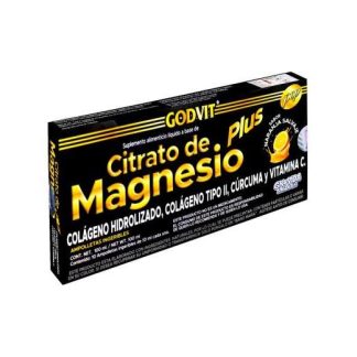 AMP. CITRATO DE MAGNESIO PLUS C 10 COLAGENO HIDROLIZADO COLAGENO GN+VIDA