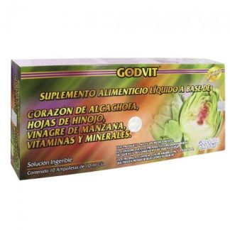 AMP. CORAZON DE ALCACHOFA C 10 C HOJAS DE HINOJO VINAGRE DE MANZA GN+VIDA