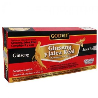 AMP. GINSENG Y JALEA REAL+COMPLEJO B Y ZINC C 10 GN+VIDA