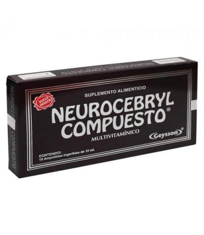 AMP. NEUROCEBRYL COMPUESTO C 10 MORADA MULTIVITAMINICO GEYSSON