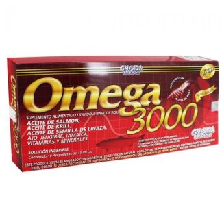 AMP. OMEGA 3000 C 10 ACEITE DE SALMONACEITE KRILLACEITE SEMILLA L GN+VIDA