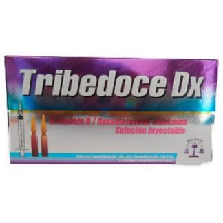 AMP. TRIBEDOCE DX INY C 3 B-DEXAMETASONA Y LIDOCAINA GRUPO REFABI