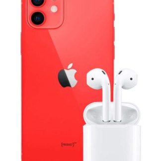 APPLE IPHONE 12 64GB ROJO + APPLE AIRPODS 2 BLANCO ROJO