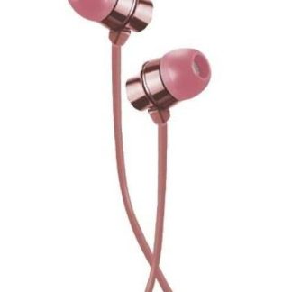 AUDIFONOS IN EAR MOBIFREE METALIC ROSA ALAMBRICO 1.2 M