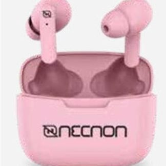 AUDIFONOS INEAR BLUETOOTH 5.0 TRUE WIRELESS POTENCIA Y FIDELIDAD 30MAH CON CAJA DE CARGA 200MAH INDICADOR DE CARGA LED ROSA