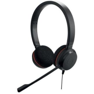 AUDIFONOS JABRA EVOLVE 20 UC STEREO ALAMBRICO CON MICROFONO USB NEGERO 4999-829-209