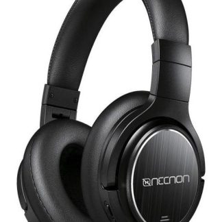 AUDIFONOS OVEREAR BLUETOOH NBHANC1 4 MIC CANCELACION DE RUIDO ACTIVO BOCINA TITANIO HASTA 50HRS CHIP QUALCOM 3.5MM HARD CASE NEGRO