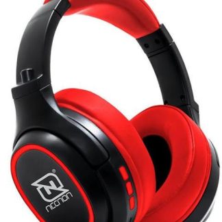 AUDIFONOS OVEREAR BLUETOOTH NBH02 SIMULACION CANCELACION DE RUIDO 3.5MM RADIO FM MICRO SD 3.5MML MANOS LIBRES TYPE C ROJO