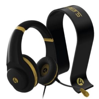 AURICULARES PARA JUEGOS 4GAMERS XPGOLDRBLK4G (COLOR NEGRODORADO)