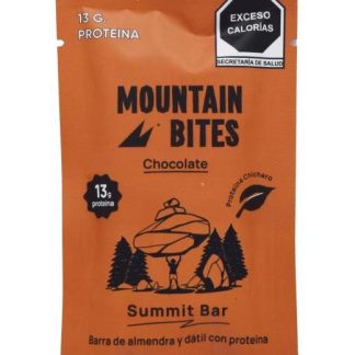 BARRA CON PROTEINA CHOCOLATE 55 G MOUNTAIN BITES P 10