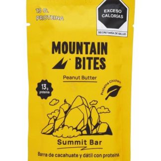 BARRA CON PROTEINA PEANUT BUTTER 55 G MOUNTAIN BITES P 10