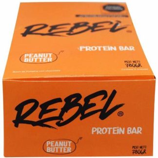 BARRA DE PROTEINA CREMA DE CACAHUATE 65G REBEL P 12