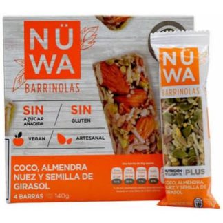 BARRA DE SUPERFOODS COCO NUEZ ALMENDRA 30 G NUWA P 8