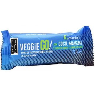 BARRA PROTEINA VEGETAL CUBIERTA CHOCOLATE BLANCO COCO MANZANA 42 P 8