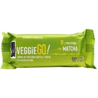 BARRA PROTEINA VEGETAL CUBIERTA CHOCOLATE BLANCO MATCHA 42 G FIBO P 8
