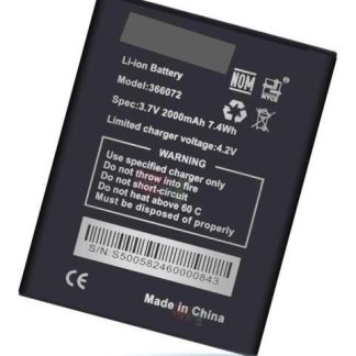 BATERIA VERYKOOL 366072 2000MAH 3.7V 7.4WH PILA PARA CELULAR