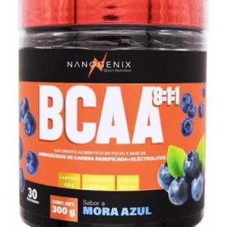 BCAA 811 MORA AZUL 300 G NANOGENIX SPORT NUTR