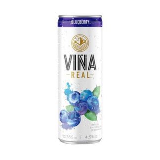 BEBIDA ALCOHOLICA VIÑA REAL SABOR BLUEBERRY LATA DE 355 ML