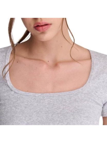 BLUSA MANGA CORTA GRIS HOLLY LAND - Image 6