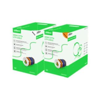 BOBINA DE CABLE UTP CAT5E- CCA- 305 METROS-COLOR BLANCO- USO INTERIOR- CUBIERTA DE FRPVC (ROHS COMPLIANT)