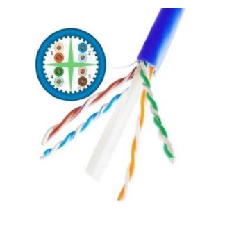 BOBINA DE CABLE UTP SAXXON CAT6A 100 COBRE OUTPCAT6AAZO NB