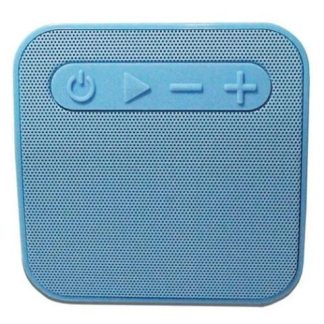 BOCINA INALAMBRICA HIGHLINK COLOR AZUL RADIO FM LECTOR USB LECTOR MICRO SD BATERIA RECARGABLE PORTATIL LIGERA