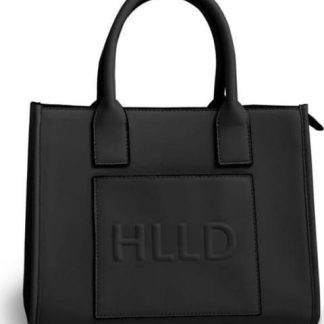 BOLSA SATCHEL LISA CON CORREA TEXTIL GRUESA NEGRO HOLLY LAND