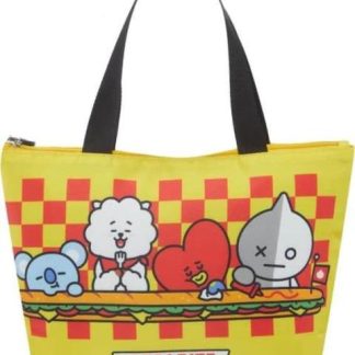 BOLSA TERMICA BTS DECORADA MULTICOLOR BT21