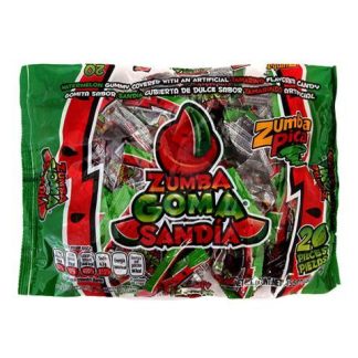BOLSA ZUMBA GOMA MIX SANDIA CON TAMARINDO CON 20 PIEZAS