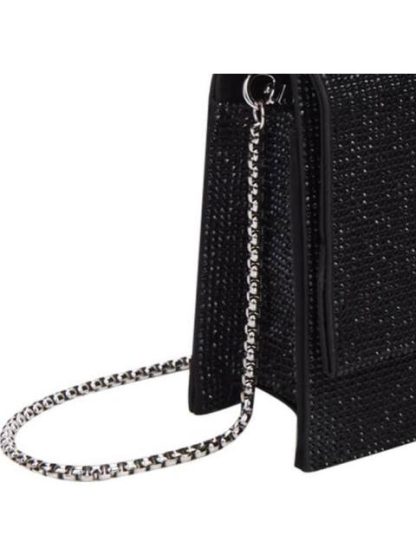 BOLSO MINI CON PEDRERIA NEGRO VI LINE - Image 5