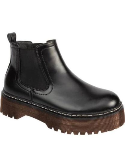 BOTA CHELSEA CON PLATAFORMA NEGRO GOODYEAR - Image 2