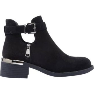 BOTA CON ANTE CON ABERTURA SUELA TRACK NEGRO TIERRA BENDITA
