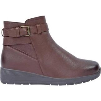 BOTA CONFORT DE PIEL CAFE SCHATZ COMFORT FLEX