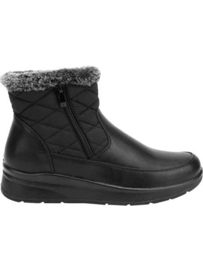 BOTA CONFORT FORRO PELUCHE NEGRO SHOSH