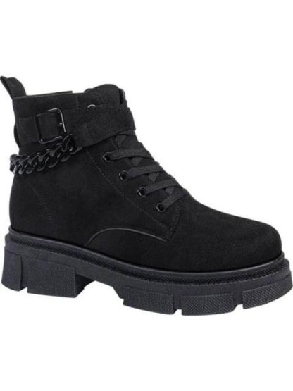 BOTA MILITAR CADENA SUELA TRACK NEGRO TIERRA BENDITA - Image 2