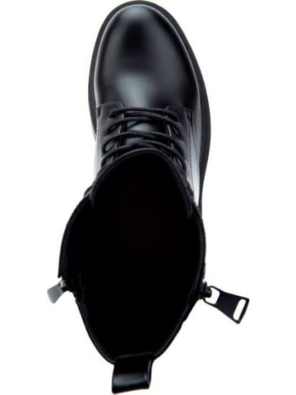 BOTA MILITAR FRASE LATERAL NEGRO BELINDA PEREGRIN - Image 3